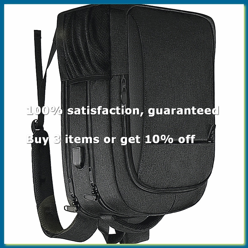 Laptop Backpack Anti Theft - Ransel Laptop Perjalanan Besar, Tas Laptop