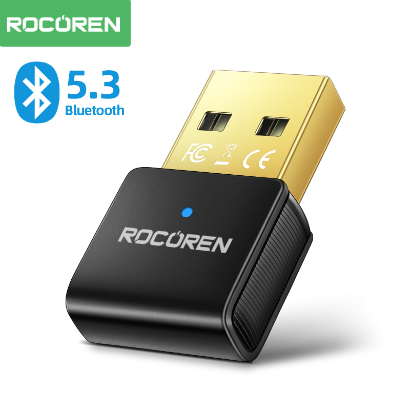 Mini Wireless Mouse - ROCOREN adaptor Bluetooth Mini, pemancar penerima