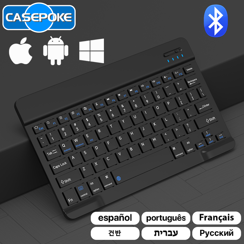 Mini Wireless Mouse - CASEPOKE Keyboard dan Mouse Mini, untuk