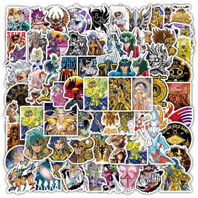 101 Buah Stiker Anime Saint Se - Good Laptop Accessories ulasan dan harga