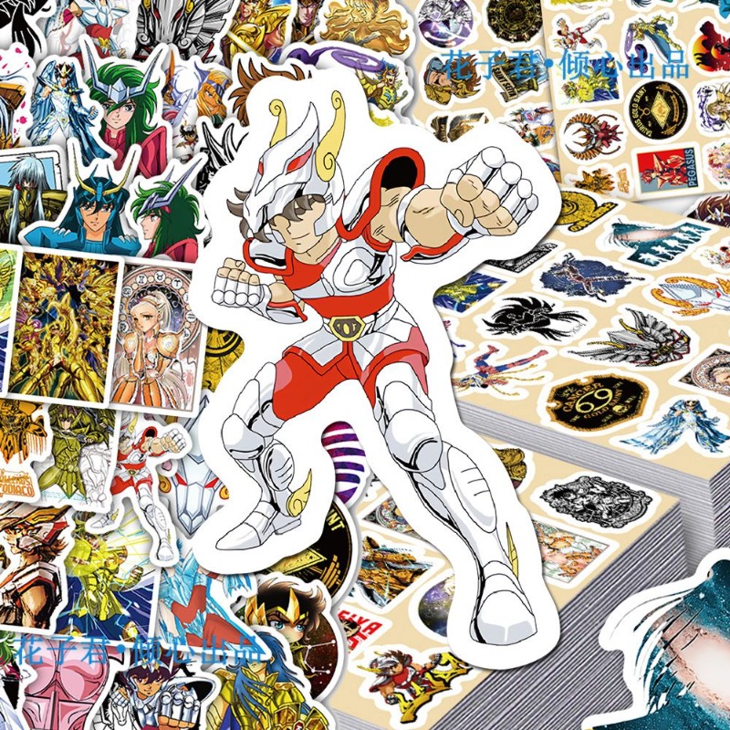 101 Buah Stiker Anime Saint Se - Good Laptop Accessories ulasan dan harga