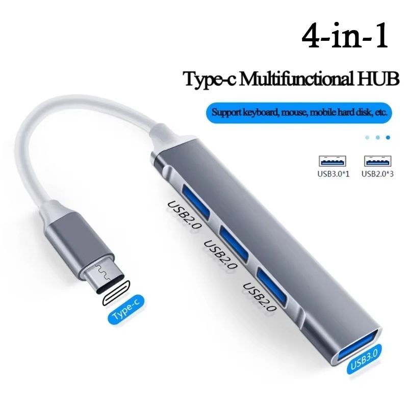 4 Port Multi Splitter USB 3.0  - Laptop Accessories Macbook ulasan dan harga