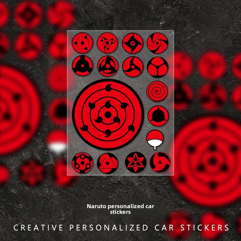 Set Stiker Mata Sharingan, Sti - Laptop Accessories To Gift ulasan dan harga