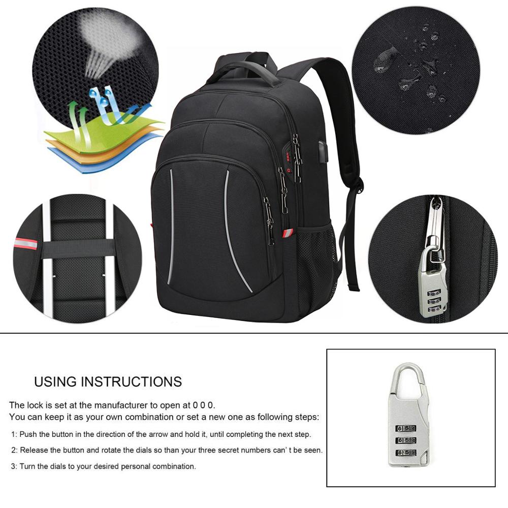 Ransel Laptop Travel Multifung - Laptop Backpack Anti Theft ulasan dan harga