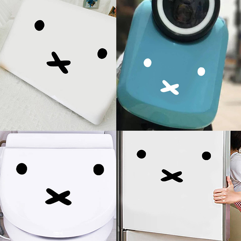 Stiker Mobil Emoji Kartun Miff - Good Laptop Accessories ulasan dan harga