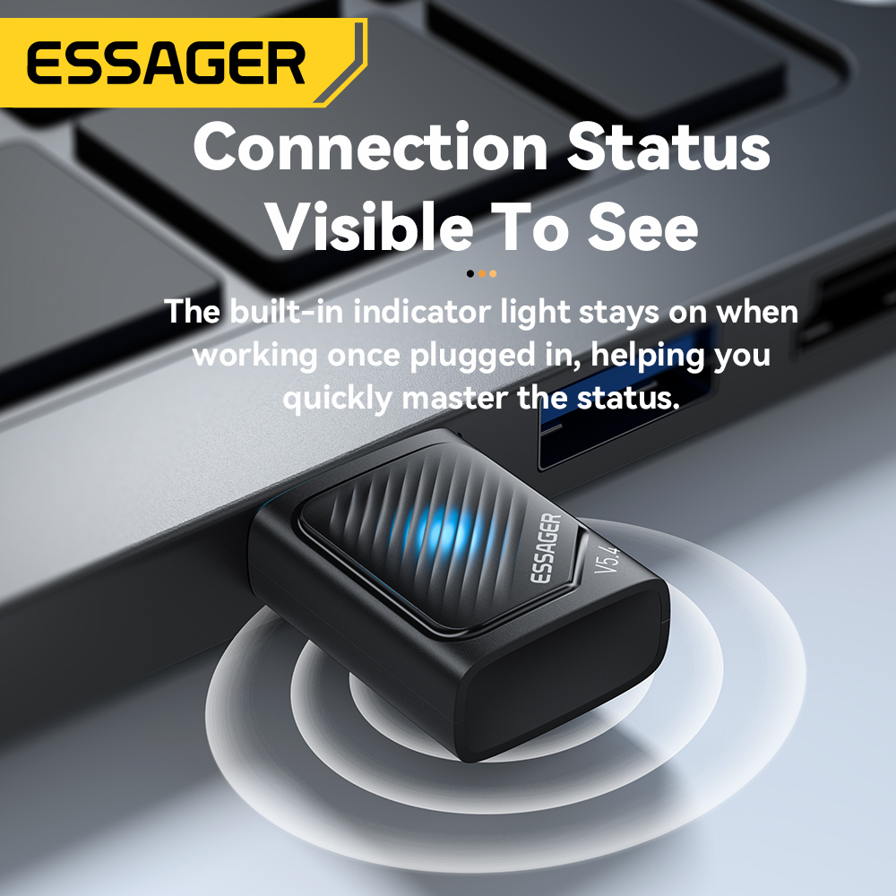 Essager USB Bluetooth 5.4 Adap - Mini Wireless Mouse ulasan dan harga