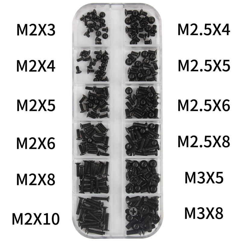 240 Buah M2 M2.5 M3 Set Sekrup - Laptop Electronics Accessories ulasan dan harga