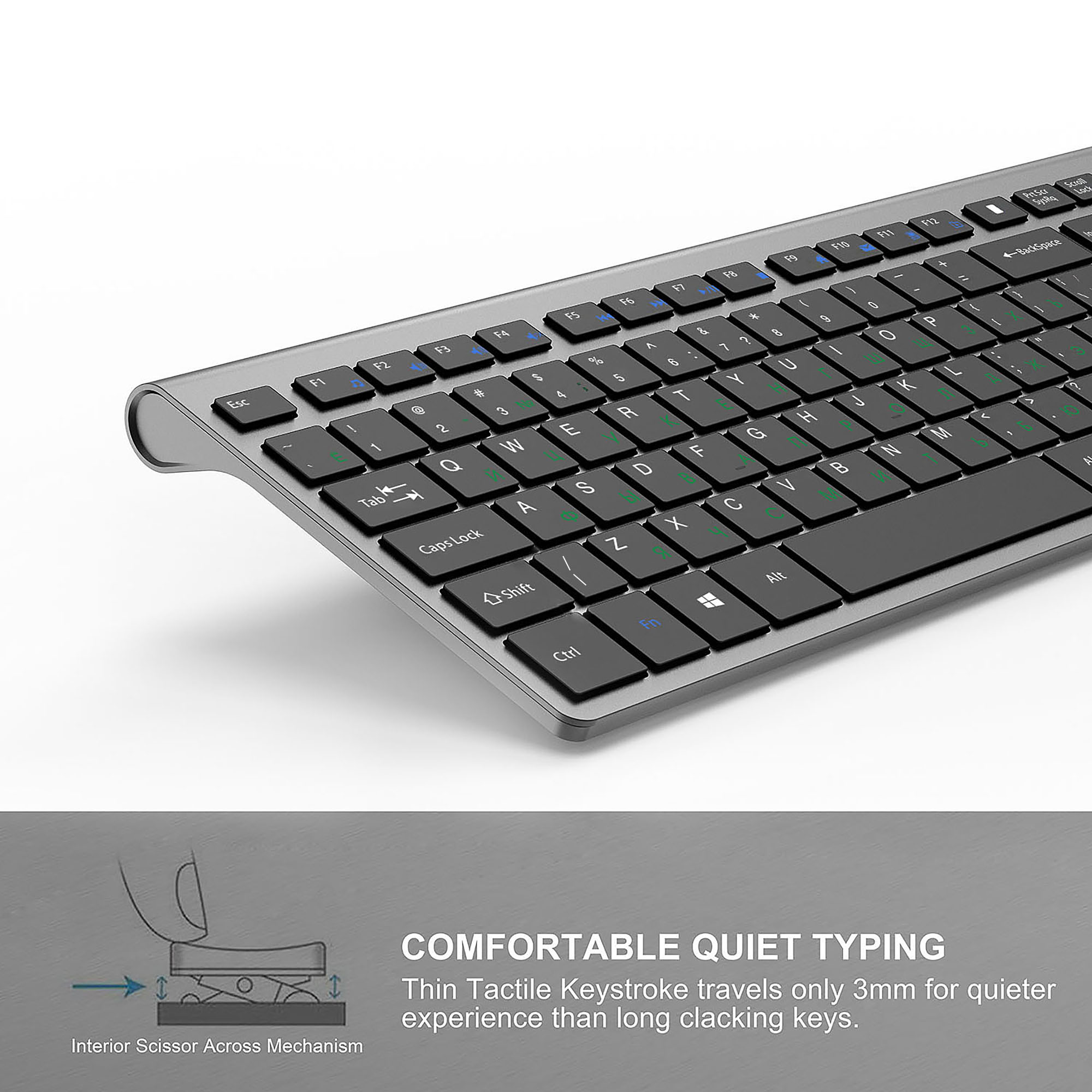 Set Keyboard dan Mouse Nirkabe - Mini Wireless Mouse ulasan dan harga