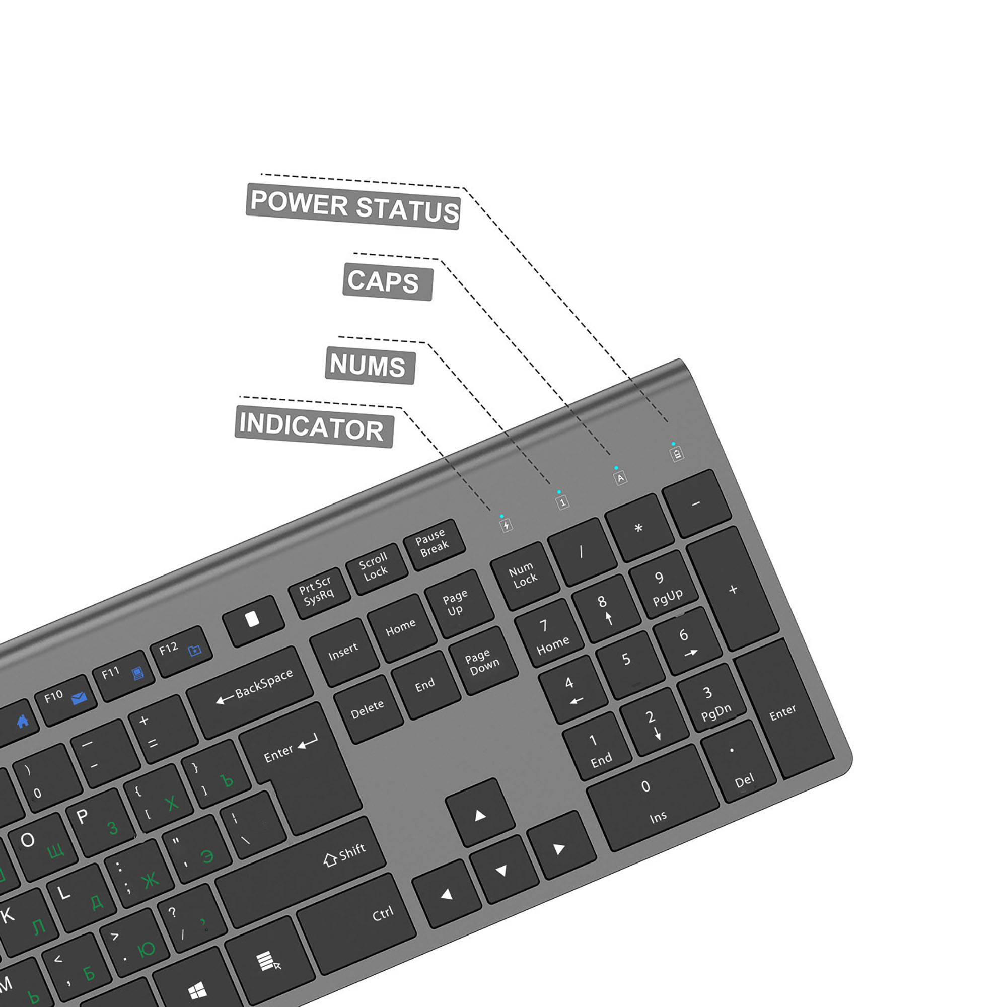 Set Keyboard dan Mouse Nirkabe - Mini Wireless Mouse ulasan dan harga