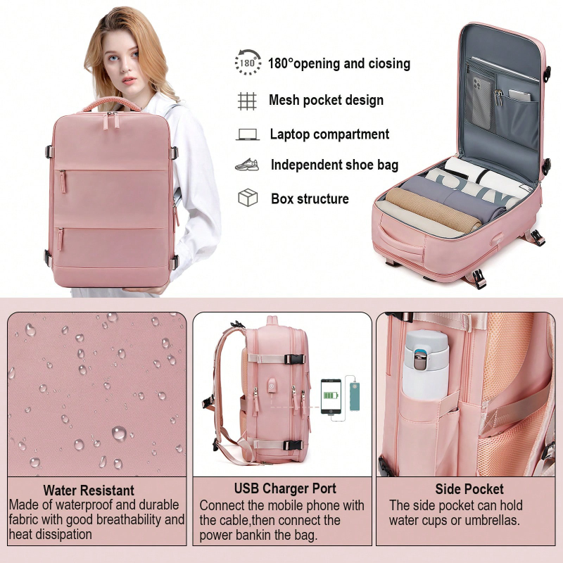 Ransel Perjalanan Anti Maling  - Laptop Backpack Anti Theft ulasan dan harga