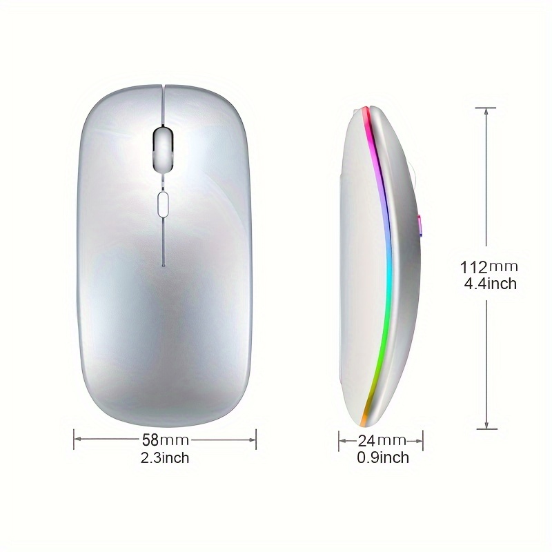 Mouse Nirkabel RGB Isi Ulang U - Mini Wireless Mouse ulasan dan harga