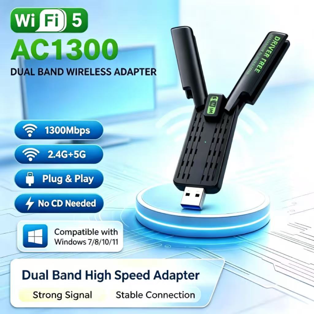 Adaptor Nirkabel USB Gigabit D - Laptop Electronics Accessories ulasan dan harga
