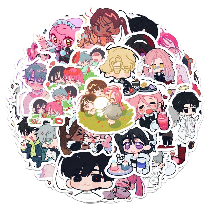 80 Buah/Set Stiker Lucu Panggu - Laptop Accessories To Gift ulasan dan harga