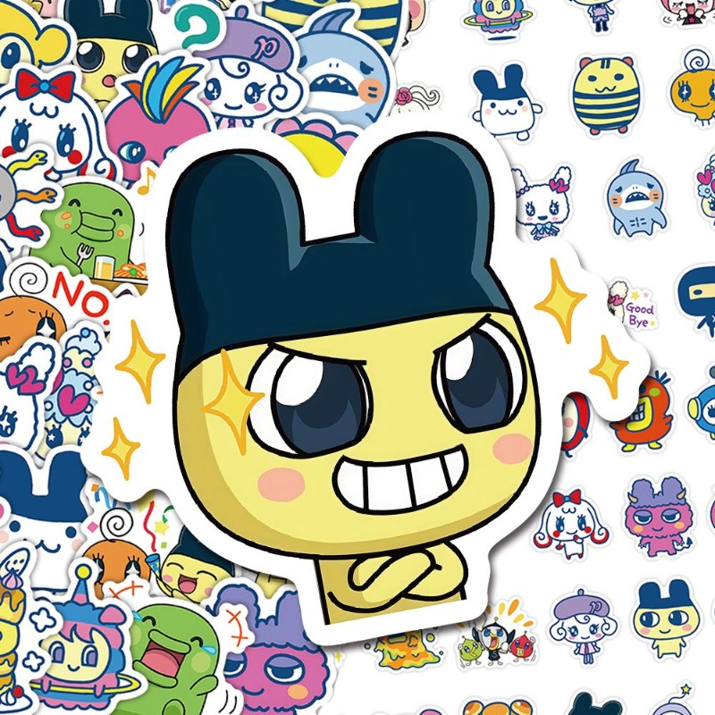 Stiker Tamagotchi Jepang Hewan - Good Laptop Accessories ulasan dan harga