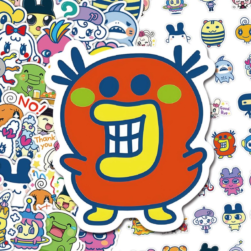 Stiker Tamagotchi Jepang Hewan - Good Laptop Accessories ulasan dan harga