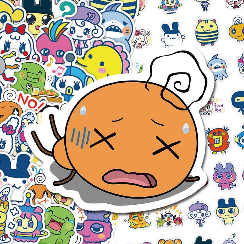 Stiker Tamagotchi Jepang Hewan - Good Laptop Accessories ulasan dan harga