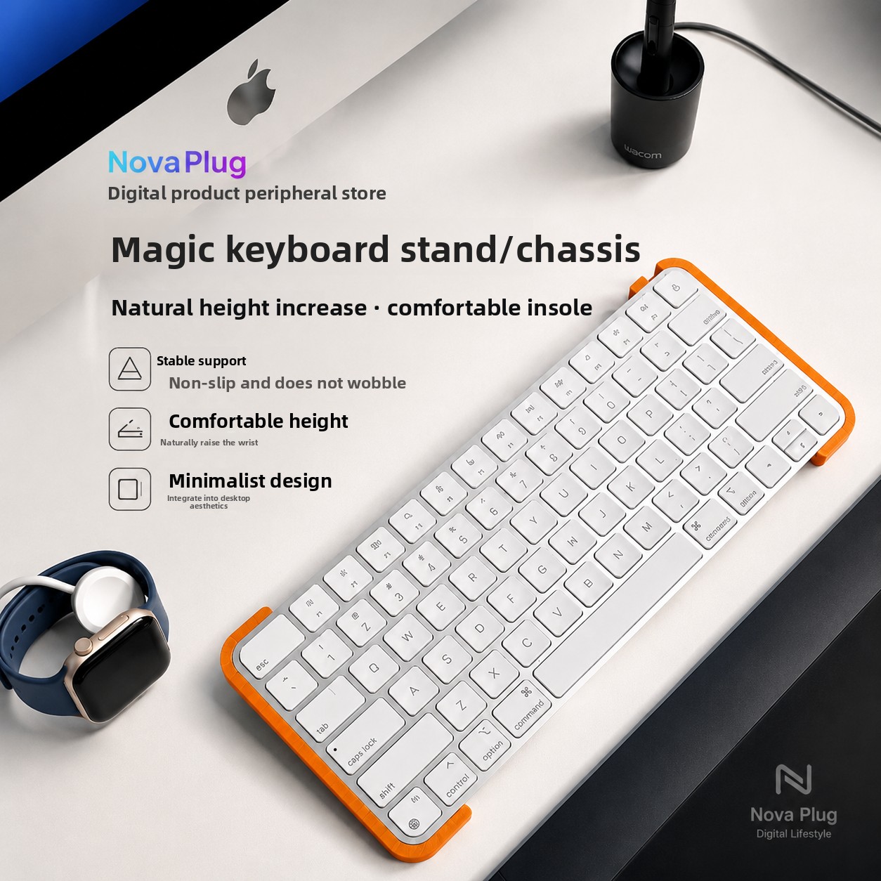 Dudukan Dasar Keyboard Apple M - Laptop Accessories For Wrist Support ulasan dan harga