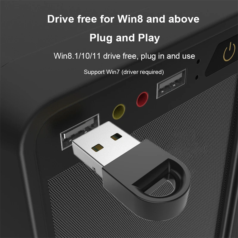 Adaptor USB Bluetooth 5.1 Adap - Mini Wireless Mouse ulasan dan harga