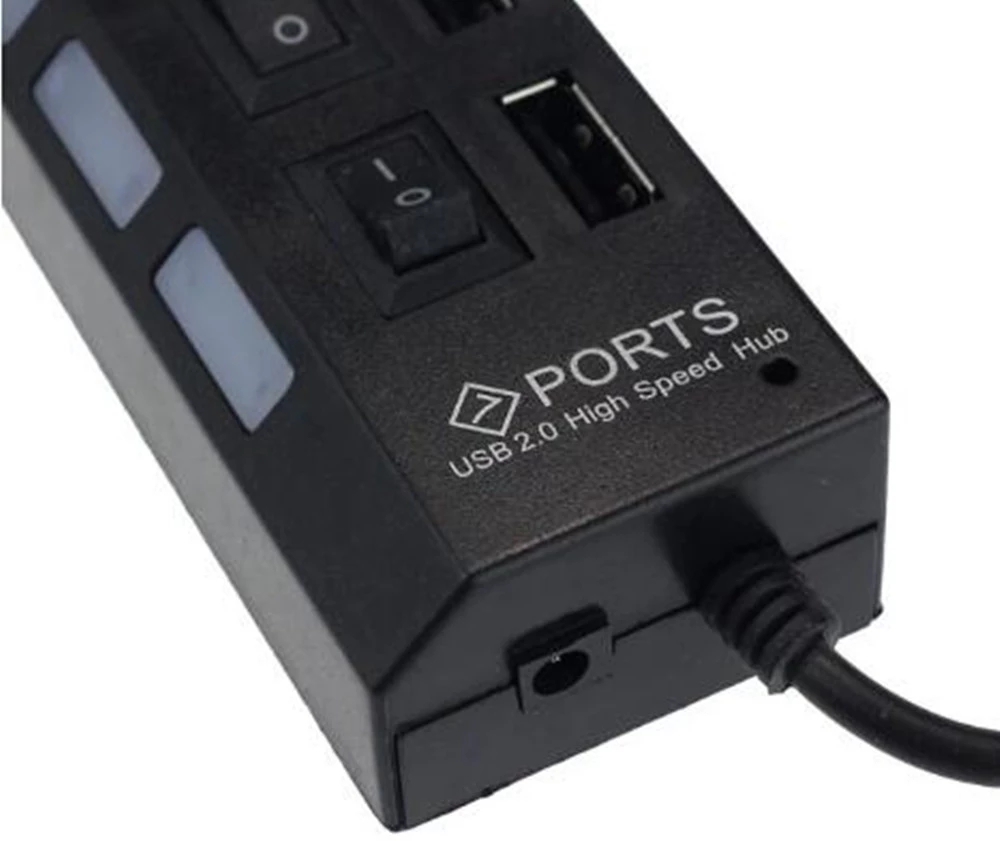 Pemisah Hub USB 2.0 7 Port unt - Laptop Accessories Computer ulasan dan harga